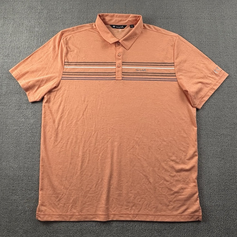 Travis Mathew Polo Shirt Men's 2XL XXL Short Sleeve Golf Golfing Casual